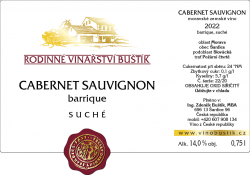 Cabernet Sauvignon, barrique, suché